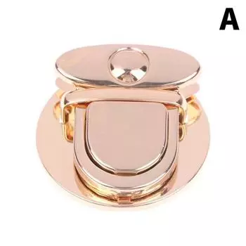 Сумка через плечо с поворотным замком, металлическая пряжка, сумка, застежка-застежка, замок для кошелька Diameter3.8cm