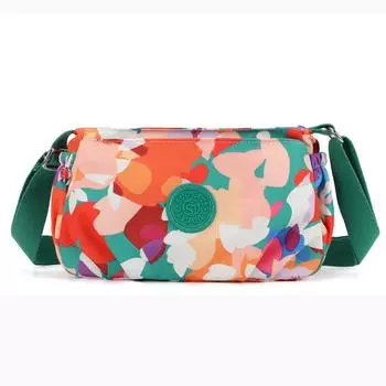 Сумка через плечо с принтом, женская сумка для мамы с несколькими карманами, нейлоновая сумка через плечо, сумка для мобильного телефона