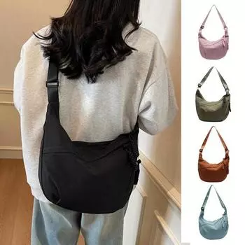 Сумка через плечо с регулируемым ремнем, застежка-молния, сумка-слинг в форме дуплинга с 2 внешними карманами и отделениями для ноутбука, холщовая сумка зелёный