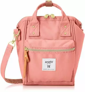 сумка через плечо с ручкой для воды маленькая CROSS BOTTLE розовая [Anello] 2-сторонняя застежка, водоотталкивающая, сумка, ATB3225R,