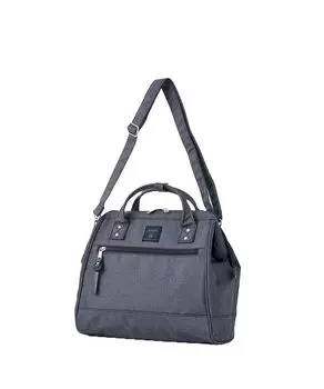 Сумка через плечо с застежкой 2WAY ATB4687 BK [Anello] CB-HEATHER