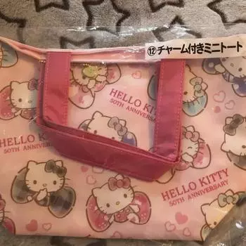 Сумка через плечо Sanrio Kitty 50th Anniversary Kuji 12th Place, нераспечатанная, абсолютно новая