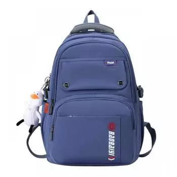 Сумка через плечо Школьная сумка Рюкзак большой емкости для студенток 31x15x46cm фиолетовый