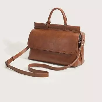 Сумка через плечо слинг, европейская мода, ретро, экспортная, текстурная сумка