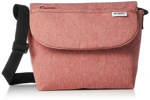 Сумка через плечо SPS Легкая меланжевая полиэстеровая сумка Messenger S Pink [Anello Grande] GU-A0961 водоотталкивающая