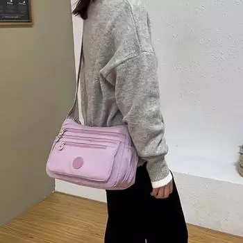 Сумка через плечо Сумка через плечо для женщин Сумки-мессенджеры Водонепроницаемая нейлоновая женская сумка