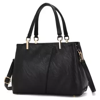 Сумка через плечо Сумка через плечо Сумка через плечо Сумка из искусственной кожи Женская 2way [KouLi Buir] Женская (черный)