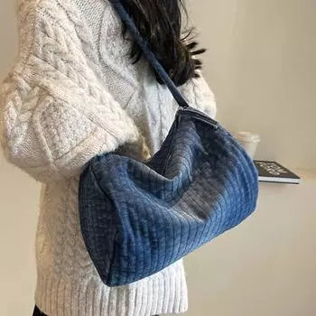 Сумка через плечо Сумка через плечо Женская сумка Джинсовая сумка чёрный