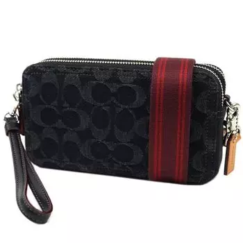 Сумка через плечо Сумка для камеры Kira Crossbody Сигнатурная телячья кожа Черный Сигнатурный деним телячья кожа CE778 LHDRJ [Coach] Деним/Рафинированный [Товар]