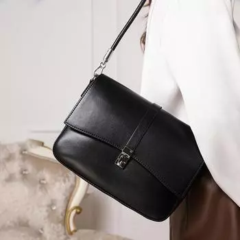 Сумка через плечо, сумка из коровьей кожи с верхним слоем, винтажная сумка для поездок на работу, подмышечная сумка, подходящая ко всему хаки