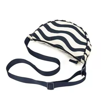 Сумка через плечо Сумка-пельмень Сумка через плечо на одно плечо Нейлоновая сумка через плечо Большая вместимость Легкая мужская и женская модная сумка Маленькая женская сумка Tide 28x8x15cm синий