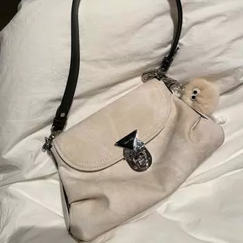 Сумка через плечо Swingy Spring Style Advanced Sense Niche Популярная сумка через плечо One Size белый/серый