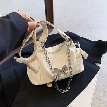 Сумка через плечо уникального дизайна. Новый элемент бабочки 2024. Модная и модная сумка под мышками. Персонализированная и простая сумка через плечо для поездок на работу.