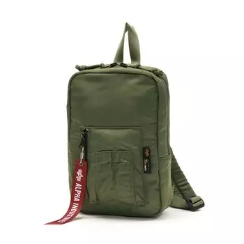 Сумка через плечо Utility Pocket TZ1085 зеленая [Alpha Industries] мужская