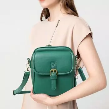 Сумка через плечо, винтажная сумка через плечо с регулируемым плечевым ремнем, кошелек с защитой от кражи и отделениями для карт, встроенный в кошелек для ежедневного использования в поездках