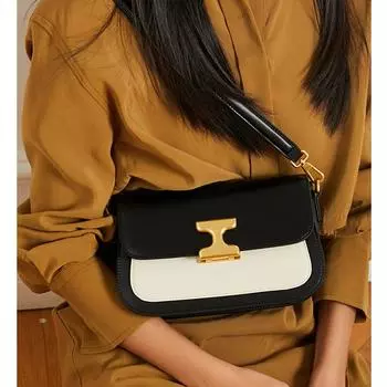 Сумка через плечо во французском стиле для женщин из натуральной коровьей кожи, маленькая квадратная сумка, цветная модная сумка через плечо (20cm<Max Length<30cm) серый