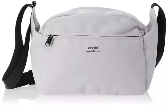 Сумка через плечо водоотталкивающая легкая везде AHS1032 LGY [Anello]
