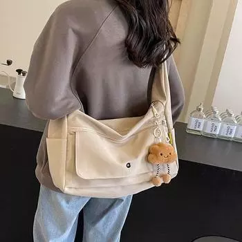 Сумка через плечо женская большая вместительная сумка через плечо спортивная студенческая сумка-мессенджер зелёный