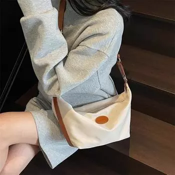 Сумка через плечо женская большая вместительная сумка через плечо зелёный