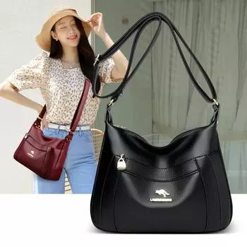 Сумка через плечо, женская диагональная сумка-крест, модная женская сумка, модная сумка через плечо, большой размер красный