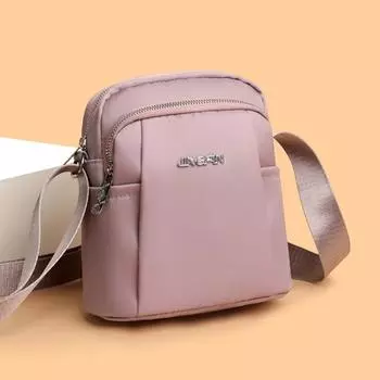 Сумка через плечо женская легкая сумка через плечо в спортивном стиле маленькая квадратная сумка сумка для мобильного телефона серый