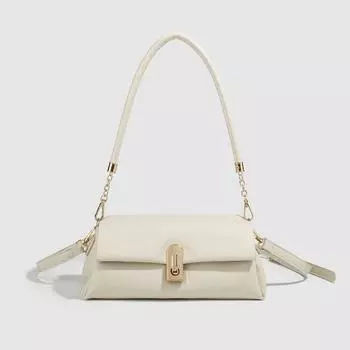 Сумка через плечо женская модная сумка через подмышку с сумкой через плечо для поездок на работу бежевый