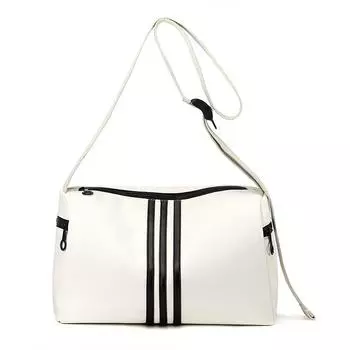 Сумка через плечо женская модная трендовая сумка для улицы, путешествий, большой вместимости, с высоким чувством стиля, мужская и женская сумка-мессенджер через плечо белый