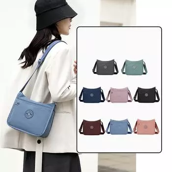 Сумка через плечо женская нейлоновая сумка сумка для мамы большая вместимость сумка через плечо красный