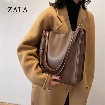 Сумка через плечо женская ретро большая сумка-тоут новая корейская версия модная сумка женская оптовая продажа белый