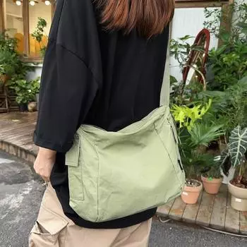 Сумка через плечо Женская сумка через плечо Повседневная нейлоновая сумка для мужчин хаки