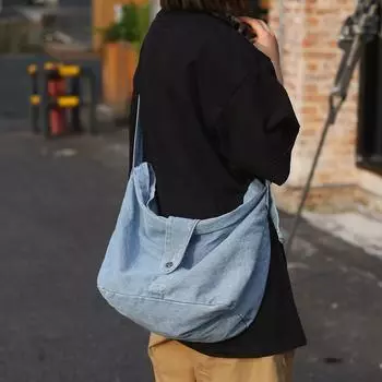 Сумка через плечо Женская сумка через плечо Большая сумка светло-синий