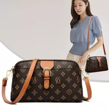 Сумка через плечо женская сумка через плечо Temperament Mother Сумка через плечо для мелочей из ПВХ женская сумка