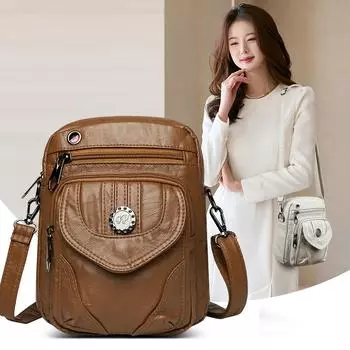 Сумка через плечо женская сумка для мобильного телефона сумка на плечо ретро маленькая квадратная сумка красный