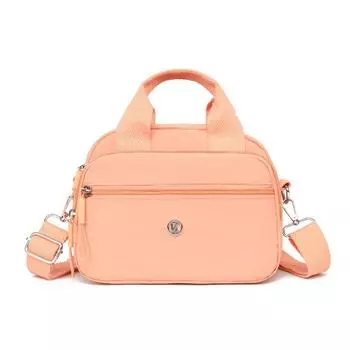 Сумка через плечо Женская сумка Летняя сумка для мам Повседневная сумка через одно плечо из ткани розовый