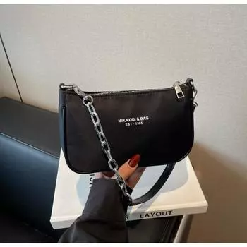 Сумка через плечо женская сумка модная универсальная высококлассная сумочка сумка рюкзак большая вместимость повседневная на плечо сумка-мессенджер чёрный