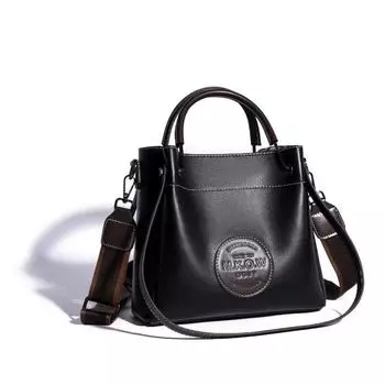 Сумка через плечо женская сумка премиум-класса Sense Commuting большая вместимость сумка-ведро чёрный