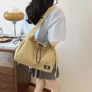 Сумка через плечо женская сумка Trend Simple Fashion большая вместимость ручная сумка Oxford хаки