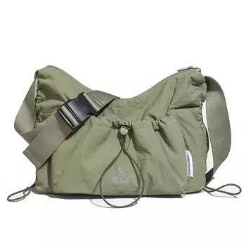 Сумка через плечо Женская сумка Уличная сумка на плечо Однотонная сумка-мессенджер зелёный