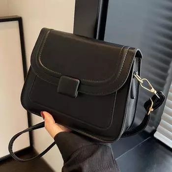 Сумка через плечо, женская универсальная сумка высокого класса, ретро-сумка небольшого размера, сумка для поездок на работу с текстурой Niche коричневый