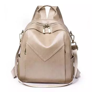 Сумка через плечо Женский рюкзак из мягкой кожи из искусственной кожи чёрный