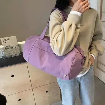 Сумка через подмышку, большая вместительная дорожная сумка, женская сумка через плечо фиолетовый