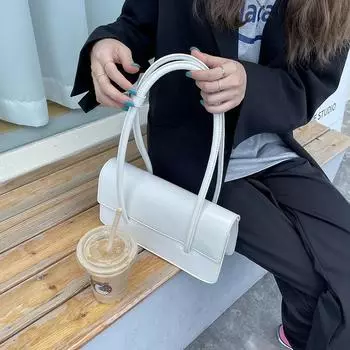 Сумка через подмышку Styling Flip All-in-one Сумка-конверт Сумка большой вместимости белый