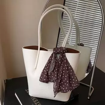 Сумка через подмышку в стиле ретро, женская весенне-летняя модная сумка через плечо большой емкости, универсальная сумка для поездок на работу