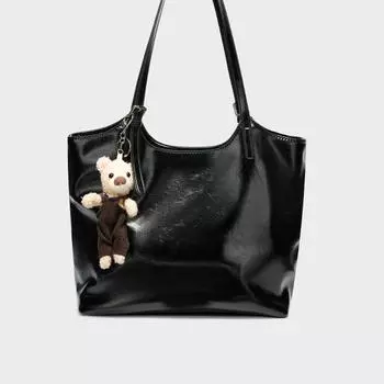 Сумка Черная сумка-тоут женская сумка большой вместимости Премиум Sense Work Commuter Bag Сумка через плечо подмышкой Женская сумка