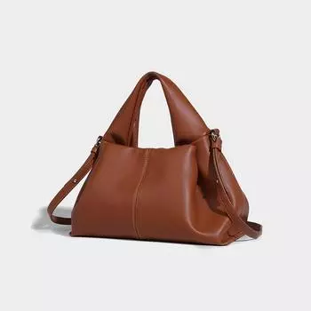 Сумка Cloud 2024 новая сумка женская осенне-зимняя универсальная плиссированная сумка-пельмень высокого класса сумка через плечо сумка-мессенджер серо-коричневый