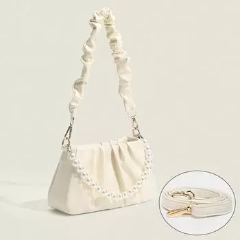 Сумка Cloud Bag женская новая осенне-зимняя сумка через плечо для лучшего друга в подарок на день рождения сложенная сумка через плечо с жемчужинами корейская версия