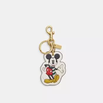Сумка Coach Disney X Coach с Микки Маусом, подвеска, золотой мел