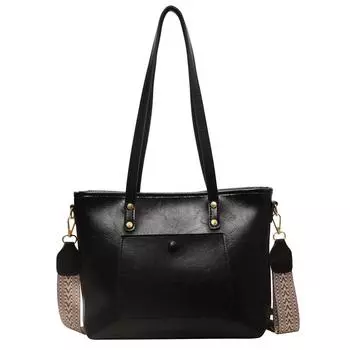 Сумка Commuter Big Bag Универсальная Большая Вместимость Портативная Наплечная Сумка Сумка-Ведро Женская