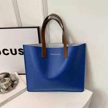 Сумка Commuter большой вместимости женская весна 2024 года, новая модная корейская версия, сумка через плечо под мышкой, модная и простая сумка через плечо чёрный