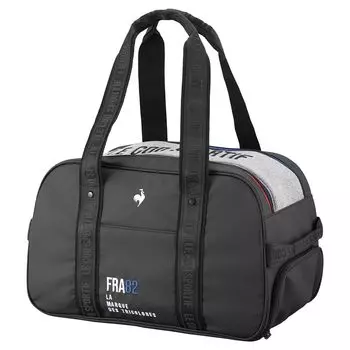 Сумка Coq Boston, черная, с дизайном Trico, с большим отверстием, для обуви, для спортзала, большой вместимости, для гольфа LG4FBB00M BK00 [Le Sportif] (черный)